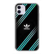 Чохли Адидас для iPhone 11 (AlphaPrint) (Адідас з полосами)