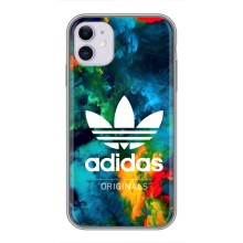 Чохли Адидас для iPhone 11 (AlphaPrint) (Яскравий Адідас)