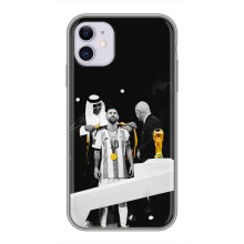 Чохли для iPhone 11 (Leo чемпіон) (AlphaPrint) (Мессі коронований)