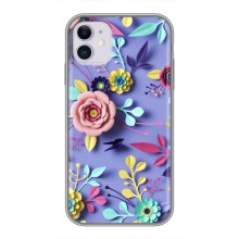 Чохли з квітами для iPhone 11 (VPrint) (Дизайн квітів)