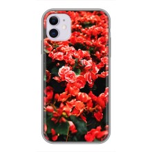 Чохли з квітами для iPhone 11 (VPrint) (Квіти червоні)