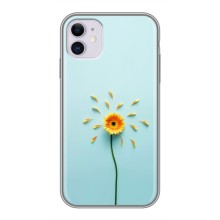 Чохли з квітами для iPhone 11 (VPrint) (Жовта квітка)