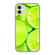 Чохли з фруктами для iPhone 11 (VPrint) (Лайм)