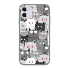 Чохли з Котиками для iPhone 11 (VPrint) (Мальовані котики)