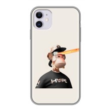 Чохли з Мавпами NFT для iPhone 11 (AlphaPrint) (мавпа NFT в окулярах)