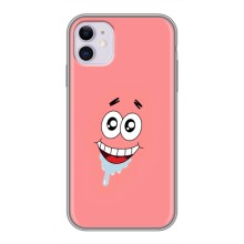 Чехлы с Патриком на iPhone 11 (Мордочка Патрика)