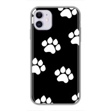 Чохли з собаками для iPhone 11 (VPrint) (Сліди собаки)