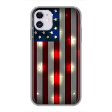 Чехол Флаг USA для iPhone 11 (Флаг США 2)