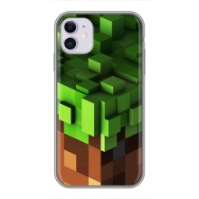 Чохол Майнкрафт на iPhone 11 (AlphaPrint) Minecraft (текстура Майнкрафт)