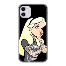 Чохол з друком для iPhone 11 - (Мода) (AlphaPrint) (Дівчина в тату)