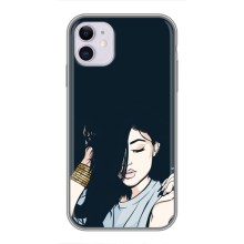 Чохол з друком для iPhone 11 - (Мода) (AlphaPrint) (Гарна дівчина)