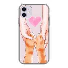 Чохол на Еппл 11 з Котиками (VPrint) (Любовь до котиків)