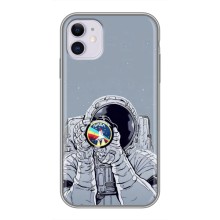 Чохол NASA для iPhone 11 (AlphaPrint) (Космонавт фото)
