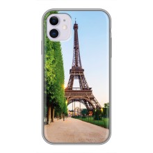 Чохол Ейфелева Вежа iPhone 11 - (AlphaPrint) (Дорога до Парижу)
