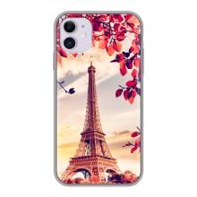 Чохол Ейфелева Вежа iPhone 11 - (AlphaPrint) (Ейфелева Вежа)