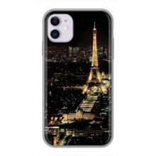 Чохол Ейфелева Вежа iPhone 11 - (AlphaPrint) (Нічний Париж)