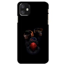 Чохол з Мавпами iPhone 11 - (AlphaPrint) – Три мавпи