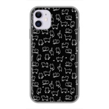 Чохол з принтом для iPhone 11 (AlphaPrint) Модні коти (Маленькі котики)