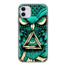 Чохол з пташками на iPhone 11 (VPrint) (Сова з оком)