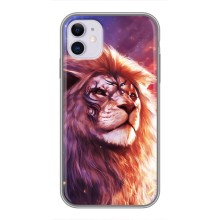 Чохол з картинкою ЛЕВ для iPhone 11 (VPrint) (Красочний Лев)