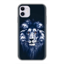 Чохол з картинкою ЛЕВ для iPhone 11 (VPrint) (Синій Лев)