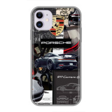 Чохол з авто Порше для iPhone 11 – Колаж Порше