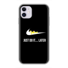 Чехол с логотипом Найк на iPhone 11 – Nike just do it