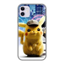 Чохол з Пікачу на iPhone 11 (Пікачу в місті)