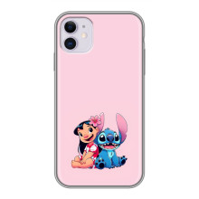 Чехол с принтом Стич на iPhone 11 (Лило и Стич)