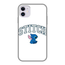 Чехол с принтом Стич на iPhone 11 (Стич лого)