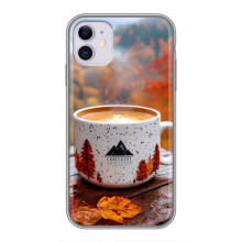 Чехол с уникальным дизайном «Осень с кофе» для iPhone 11 – Кофе на природе