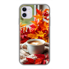 Чехол с уникальным дизайном «Осень с кофе» для iPhone 11