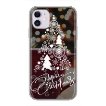Різдвяні Чохли для iPhone 11 (VPrint) (Ялинка яскрава)