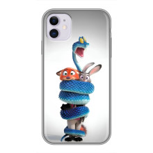 Силиконовый чехол с принтом Зоотрополіс для iPhone 11 – Змея Зоо