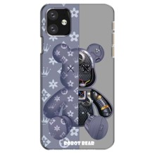 Силіконовий чохол для iPhone 11 (Ведмідь Louis Vuitton)