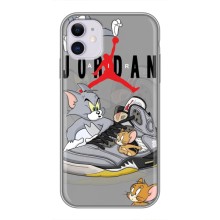 Силиконовый Чехол Nike Air Jordan на Айфон 11 (Air Jordan)