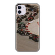 Чохол з принтом Формула 1 на iPhone 11 – Боліди на трасі