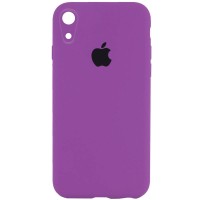 Чохол Silicone Case Square Full Camera Protective (AA) для Apple iPhone XR (6.1") – Фіолетовий