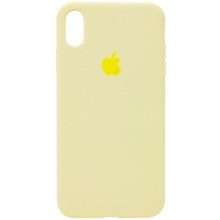 Чехол Silicone Case Full Protective (AA) для Apple iPhone XR (6.1") – Желтый