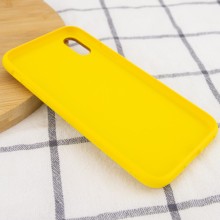 Кожаный чехол Xshield для Apple iPhone XR (6.1") – Желтый
