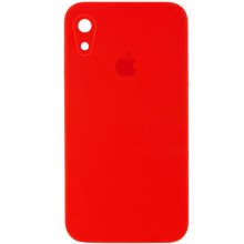 Чохол Silicone Case Square Full Camera Protective (AA) для Apple iPhone XR (6.1") – Червоний