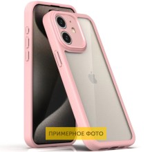 TPU чехол Transparent + Colour 1,5mm для Apple iPhone XR (6.1") – Pink