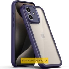 TPU чехол Transparent + Colour 1,5mm для Apple iPhone XR (6.1") – Purple