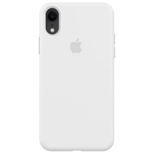 Чехол Silicone Case Full Protective (AA) для Apple iPhone XR (6.1") (Белый)