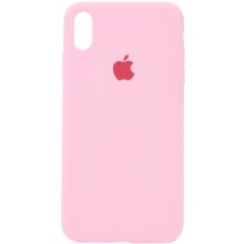 Чехол Silicone Case Full Protective (AA) для Apple iPhone XR (6.1") (Розовый)