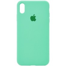 Чехол Silicone Case Full Protective (AA) для Apple iPhone XR (6.1") (Зеленый)