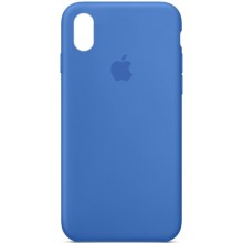 Чехол Silicone Case Full Protective (AA) для Apple iPhone XR (6.1") (Синий)