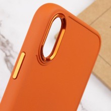 TPU чохол Bonbon Metal Style для Apple iPhone XR (6.1") – Помаранчевий