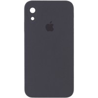 Чехол Silicone Case Square Full Camera Protective (AA) для Apple iPhone XR (6.1") – Серый
