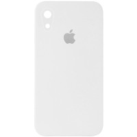 Чехол Silicone Case Square Full Camera Protective (AA) для Apple iPhone XR (6.1") – Белый